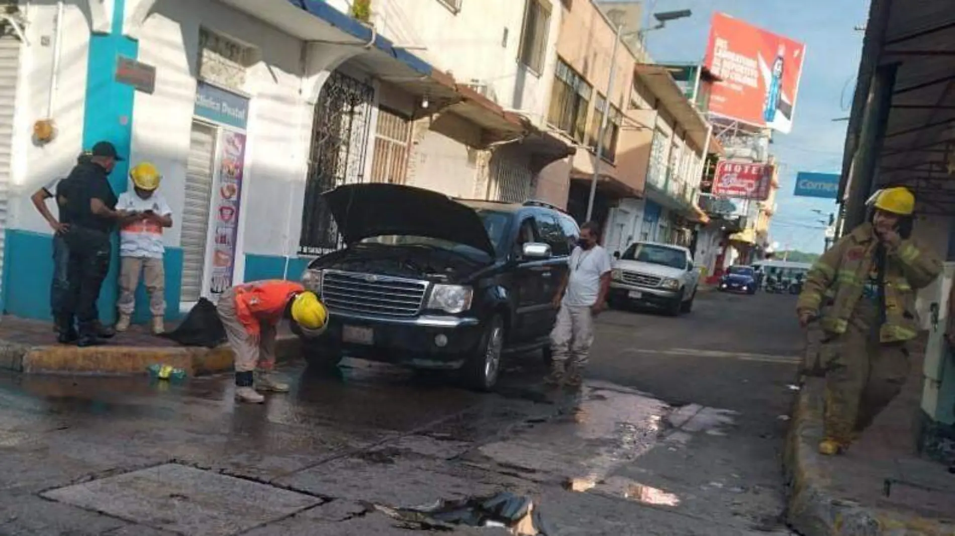 auto quemado revisión